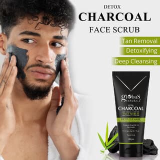 Globus Naturals Detox Charcoal Scrub 100 gm - Skin Care - Face Cleansers | Buy online on ZillyBuy