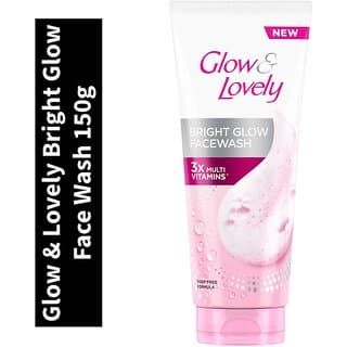Glow  Lovely 3x Multi Vitamis Face Wash Bright C Glow 150g - Skin Care - Face Cleansers | Buy online on ZillyBuy