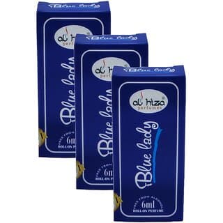 Al Hiza Blue Lady Roll On Perfume 6ml Pack of 3 - Fragrance | Buy online on ZillyBuy