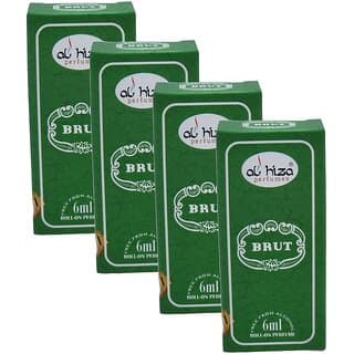 Al Hiza Brut Roll On Perfume 6ml Pack of 4 - Fragrance | Buy online on ZillyBuy