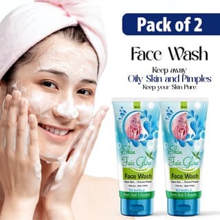 Dr. Nexa Skin Fair Glow Face Wash Papaya,Orange flavour (Pack Of 4) - Skin Care - Face Cleansers | Buy online on ZillyBuy