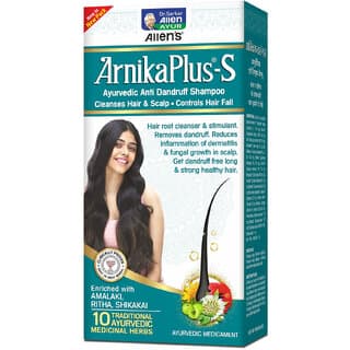 Arnika Plus-S Anti Dandruf Hair and Scalp Cleanser Shampoo (100ml pack of 3) - Shampoos and Conditioners | Buy online on ZillyBuy