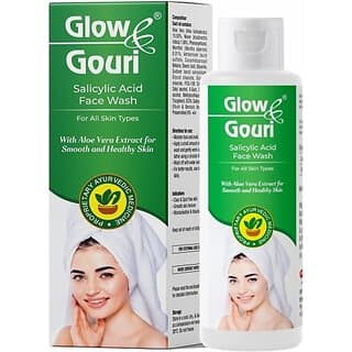 Indo Himaliyans Glow N Gouri Salicylic Acid  Pack Of 1 Women All Skin Types Face Wash100 ml - Skin Care - Face Cleansers | Buy online on ZillyBuy
