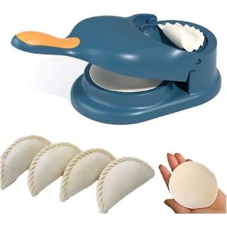 2 in 1 Dumpling Maker Ghughra Momos Maker Machine, Skin Press Mould for Gujiya Ghughra Mould Machine, Kitchen Dumpling M - Kitchen Storage and Containers | Buy online on ZillyBuy