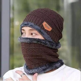 Fashlook Woolen Brown Casual Winter Cap - Uncategorized | Buy online on ZillyBuy