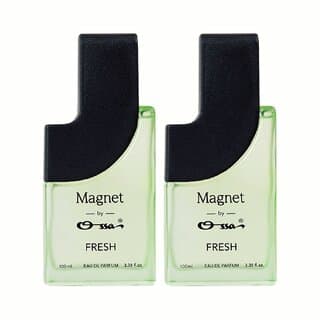 Ossa Magnet Fresh Unisex Eau De Parfum Long Lasting Fragrance Premium Perfume For Men Women (Pack of 2) - Fragrance | Buy online on ZillyBuy