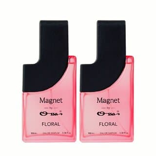Ossa Magnet Floral Unisex Eau De Parfum Long Lasting Fragrance Premium Perfume For Men And Women (Pack of 2) - Fragrance | Buy online on ZillyBuy