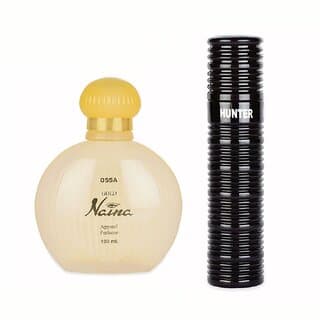 Ossa Hunter EDP 100ml And Gold Naina EDP 100ml Long Lasting Perfume Combo For Men And Women (Pack of 2) - Fragrance | Buy online on ZillyBuy