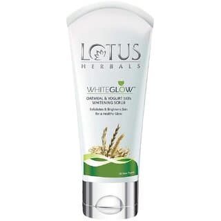 Lotus Herbals Whiteglow Oatmeal  Yogurt Skin Whitening  Brightening Scrub, 100G - Skin Care - Face Cleansers | Buy online on ZillyBuy