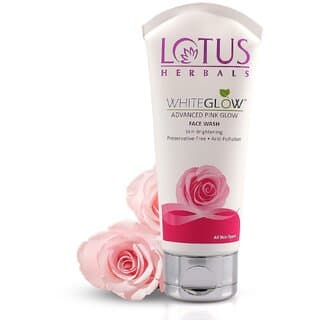 Lotus Herbals Whiteglow Advanced Pink Glow Brightening Face Wash  Skin Brightening  Sulphate Free 100G - Skin Care - Face Cleansers | Buy online on ZillyBuy