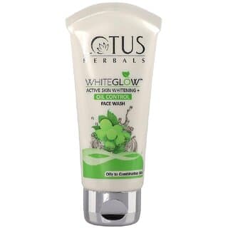 Lotus Herbals Whiteglow Active Skin Whitening  Oil Control Face Wash  With Green Tea Extract  Brightens Skin 100G - Skin Care - Face Cleansers | Buy online on ZillyBuy
