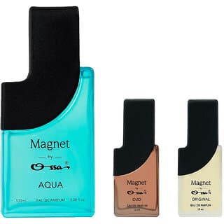 Ossa Magnet Aqua 100ml, Oud 15ml And Original 15ml Unisex EDP Long Lasting Perfume Combo For Men And Women (Pack Of 3) - Fragrance | Buy online on ZillyBuy