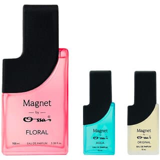 Ossa Magnet Floral 100ml Aqua 15ml And Original 15ml Unisex EDP Long Lasting Perfume Combo For Men And Women (Pack Of 3) - Fragrance | Buy online on ZillyBuy