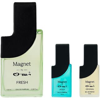 Ossa Magnet Fresh 100ml, Aqua 15ml And Original 15ml Unisex EDP Long Lasting Perfume Combo For Men And Women (Pack Of 3) - Fragrance | Buy online on ZillyBuy