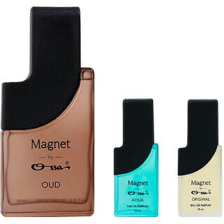 Ossa Magnet Oud 100ml, Aqua 15ml And Original 15ml Unisex EDP Long Lasting Perfume Combo For Men And Women (Pack Of 3) - Fragrance | Buy online on ZillyBuy