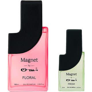 Ossa Magnet Floral 100ml, Magnet Fresh 30ml Eau De Parfum Long Lasting Perfume Combo for Men And Women (Pack Of 2) - Fragrance | Buy online on ZillyBuy