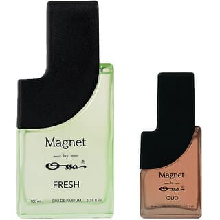 Ossa Magnet Fresh 100ml, Magnet Oud 30ml Unisex Eau De Parfum Long Lasting Perfume Combo for Men And Women (Pack Of 2) - Fragrance | Buy online on ZillyBuy