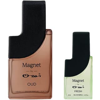 Ossa Magnet Oud 100ml, Magnet Fresh 30ml Unisex Eau De Parfum Long Lasting Perfume Combo for Men And Women (Pack Of 2) - Fragrance | Buy online on ZillyBuy