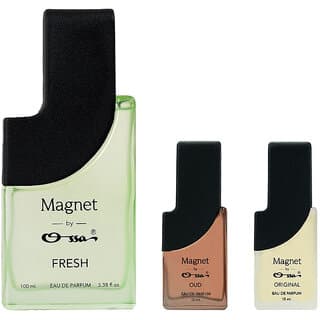 Ossa Magnet Fresh 100ml, Oud 15ml, Original 15ml Eau De Parfum Long Lasting Perfume Combo for Men And Women (Pack Of 3) - Fragrance | Buy online on ZillyBuy