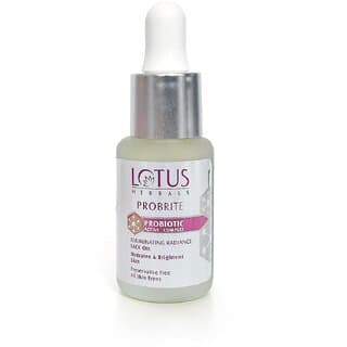 Lotus Herbals Probrite Illuminating Radiance Face Oil  For Hydration of Dull  Dry Skin  Probiotic  15ml - Skin Care - Oils and Serums | Buy online on ZillyBuy