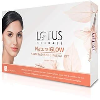 Lotus Herbals Natural Glow Skin Radiance 4 in 1 Facial Kit  Deep Pore Cleansing  Skin Lightening  Hydrating 200g - Skin Care - Face Cleansers | Buy online on ZillyBuy