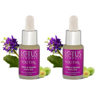Lotus Herbals Youthrx Firm  Bright Face Oil Bakuchiol Retinol  Vitamin C Anti Ageing  Brightening 15Ml (Pack Of 2) - Skin Care - Oils and Serums | Buy online on ZillyBuy