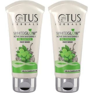 Lotus Herbals Whiteglow Active Skin Whitening  Oil Control Face Wash  With Green Tea Extract 100G ( Pack Of 2 ) - Skin Care - Face Cleansers | Buy online on ZillyBuy