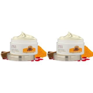 Lotus Herbals Radiance Boost Ubtan Face Mask  Turmeric, Sandalwood And Rose Water  100Gm ( Pack Of 2 ) - Skin Care - Face Cleansers | Buy online on ZillyBuy