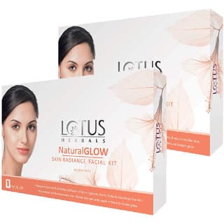Lotus Herbals Natural Glow Skin Radiance Single Facial Kit  Deep Pore Cleansing   50G ( Pack Of 2 ) - Skin Care - Face Cleansers | Buy online on ZillyBuy