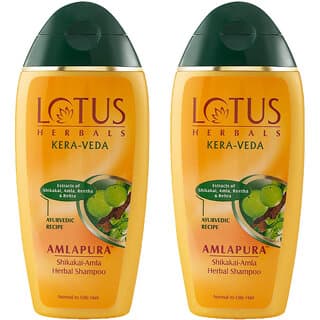 Lotus Herbals Kera-Veda Amlapura Shikakai - Amla Herbal Shampoo  Daily Use Shampoo  200Ml ( Pack Of 2 ) - Shampoos and Conditioners | Buy online on ZillyBuy
