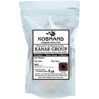 KOBMAND Alum Stone (Fitkari) 200 g  Pure  Natural Phitkari Alam Stone for Water Purification, Shaving, Skin Care - Bath Soaps and Gels | Buy online on ZillyBuy