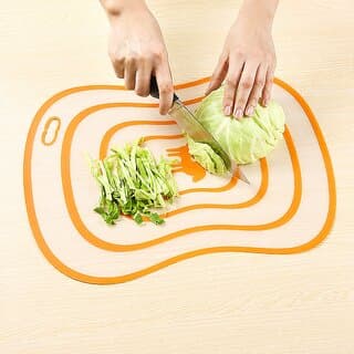 Cutting Board Plastic Non-Slip Frosted Kitchen Cutting Board Vegetable Meat Tools Kitchen Accessories Chopping Board - Kitchen Tools | Buy online on ZillyBuy