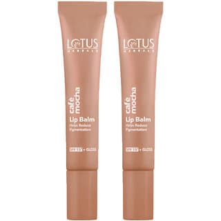 Lotus Herbals Cafe Mocha Lip Balm Spf-15 10G ( Pack Of 2 ) - Makeup - Lips | Buy online on ZillyBuy