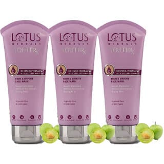Lotus Herbals Youthrx Firm  Bright Face WashBakuchiol Retinol Vitamin CAnti Ageing 100Ml  (Pack Of 3) - Skin Care - Face Cleansers | Buy online on ZillyBuy