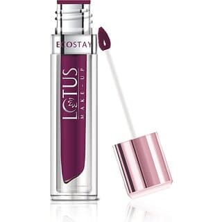 Lotus Make-Up Ecostay Matte Lip Lacquer (Plum Berry, 4 G) - Makeup - Lips | Buy online on ZillyBuy