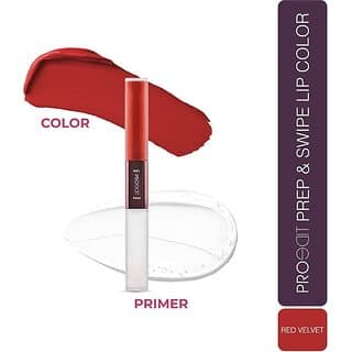 Lotus Make-Up Proedit Prep And Swipe Lip Color With Primer|Smudgeproof|Pl13- Red Velvet (Red Velvet, 6 G) - Makeup - Lips | Buy online on ZillyBuy