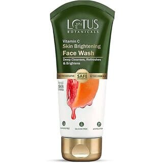 Lotus Botanicals Vitamin C Skin Brightening 125Ml Face Wash (125 Ml) - Skin Care - Face Cleansers | Buy online on ZillyBuy