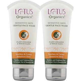 Lotus Organics+ Sensitive Skin Gentle Face Wash (160 G) - Skin Care - Face Cleansers | Buy online on ZillyBuy