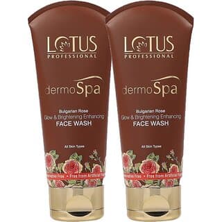 Lotus Professional Dermo Spa Bulgarian Rose- Glow & Brightening Enhancing Face Wash (160 G) - Skin Care - Face Cleansers | Buy online on ZillyBuy