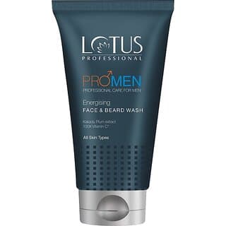 Lotus Professional Promen Energising Face And Beard Wash Face Wash (100 Ml) - Skin Care - Face Cleansers | Buy online on ZillyBuy