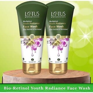Lotus Botanicals Bio-Retinol Youth Radiance ( Pack Of 2 ) ( 100Ml x 2Pc ) Face Wash (200 Ml) - Skin Care - Face Cleansers | Buy online on ZillyBuy
