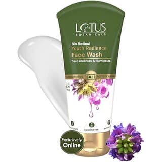 Lotus Botanicals Bio-Retinol Youth Radiance Anti-Ageing Face Wash (100 Ml) - Skin Care - Face Cleansers | Buy online on ZillyBuy