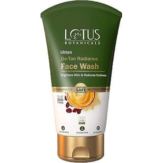 Lotus Botanicals De-Tan Radiance Facewash 125Ml Face Wash (125 Ml) - Skin Care - Face Cleansers | Buy online on ZillyBuy