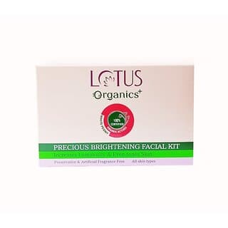 Lotus Organics+ Precious Brightening Small Facial Kit (47 G) - Skin Care - Face Cleansers | Buy online on ZillyBuy
