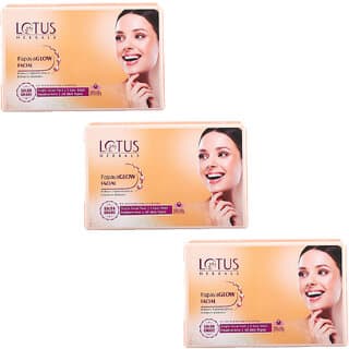 Lotus Herbals Papaya glow 6 Easy Steps 1 In 1 Facial Kit Reduces Pigmentation Instant Glow  57G  ( Pack Of 3) - Skin Care - Face Cleansers | Buy online on ZillyBuy