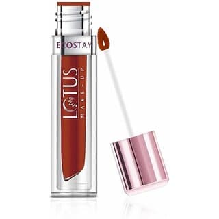 Lotus Make-Up Ecostay Matte Lip Lacquer (4 G, Earthy Rust) - Makeup - Lips | Buy online on ZillyBuy