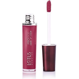 Lotus Make-Up Proedit Liquid Matte Lip Color 8G - Plump Noir |With Vitamin E (8 G, Plump Noir) - Makeup - Lips | Buy online on ZillyBuy