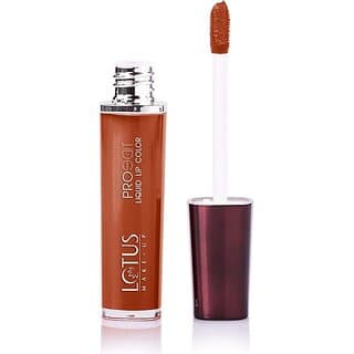 Lotus Make-Up Proedit Liquid Matte Lip Color 8G - True Brown | With Vitamin E (8 G, True Brown) - Makeup - Lips | Buy online on ZillyBuy