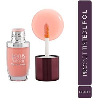 Lotus Make-Up Proedit Tinted Lip Oils Enriched With Hyaluronic Acid Plo 01|Lip Treatment (6.5 Ml, Peach) - Makeup - Lips | Buy online on ZillyBuy
