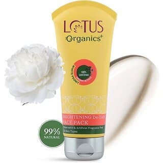 Lotus Organics+ Brightening De-Tan Scrub|With 100% Certified White Peonies|Removes Blackheads Scrub (100 G) - Skin Care - Face Cleansers | Buy online on ZillyBuy